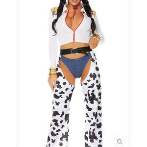 Keep It Light Sexy Cowgirl Costume Size S